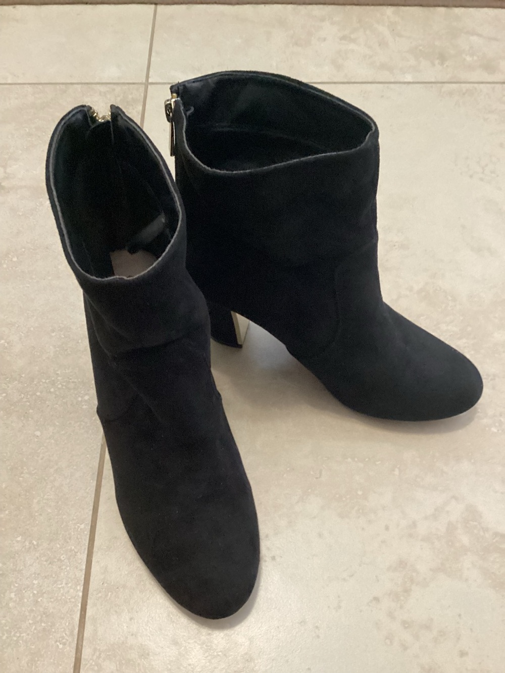 Ardene Faux Suede Ankle Boots - Picture 1 of 5